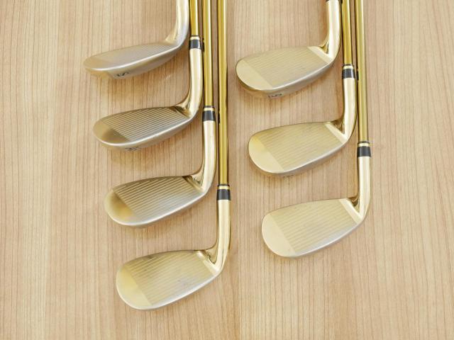 Iron set : Tsuruya : ชุดเหล็ก Tsuruya AXEL Gold Premium II (รุ่นปี 2017 ของใหม่ 6 หมื่นกว่าบาท หน้าเด้งสุดๆ ไกลสุดๆๆ) มีเหล็ก 7-Pw,Aw,As,Sw (7 ชิ้น ครบเซ็ต) ก้านกราไฟต์ Flex R