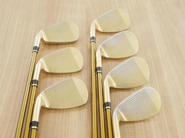Iron set : Tsuruya : ชุดเหล็ก Tsuruya AXEL Gold Premium II (รุ่นปี 2017 ของใหม่ 6 หมื่นกว่าบาท หน้าเด้งสุดๆ ไกลสุดๆๆ) มีเหล็ก 7-Pw,Aw,As,Sw (7 ชิ้น ครบเซ็ต) ก้านกราไฟต์ Flex R
