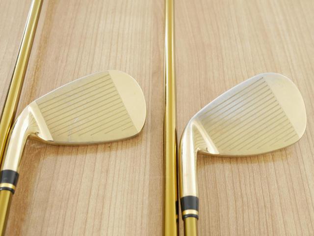 Iron set : Tsuruya : ชุดเหล็ก Tsuruya AXEL Gold Premium II (รุ่นปี 2017 ของใหม่ 6 หมื่นกว่าบาท หน้าเด้งสุดๆ ไกลสุดๆๆ) มีเหล็ก 7-Pw,Aw,As,Sw (7 ชิ้น ครบเซ็ต) ก้านกราไฟต์ Flex R