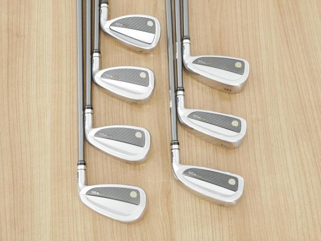 Iron set : PRGR : ชุดเหล็กกระเทย PRGR Super Egg Iron (รุ่นปี 2023 ตัวท๊อปสุด หน้าเด้งเกินกฏ ใช้แข่งไม่ได้ ตีไกลมากๆ) มีเหล็ก 6-Pw,Aw,As (7 ชิ้น) ก้านกราไฟต์ Flex S (M-43)