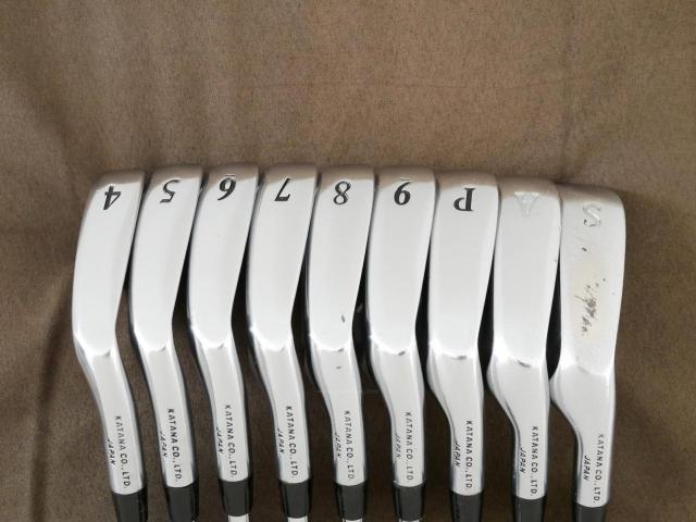 Iron set : Katana : ชุดเหล็ก Katana Sword i930 มีเหล็ก 4-Pw,Aw,Sw (9 ชิ้น) ก้านเหล็ก NS Pro 750 Wrap Tech Flex R