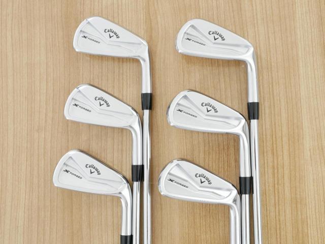 Iron set : Callaway : ชุดเหล็ก Callaway X Forged (ออกปี 2024 นุ่ม แน่น หล่อมาก) มีเหล็ก 5-Pw (6 ชิ้น) ก้านเหล็ก NS Pro 850 NEO Flex S