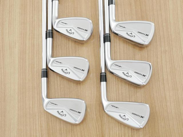 Iron set : Callaway : ชุดเหล็ก Callaway X Forged Star (ออกปี 2024) มีเหล็ก 5-Pw (6 ชิ้น) ก้านเหล็ก NS Pro Modus 105 Flex S