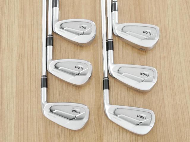Iron set : PRGR : ชุดเหล็ก PRGR 03 Forged (รุ่นปี 2023 ตีง่าย ไกลมากๆๆ) มีเหล็ก 6-Pw,AW (6 ชิ้น) ก้านเหล็ก NS Pro 85 Flex SR (M-40)