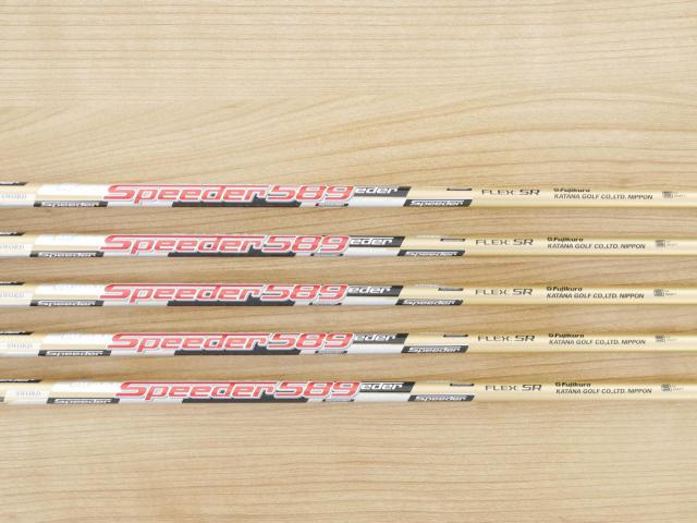 Iron set : Katana : ชุดเหล็ก Katana Sword Sniper 589 (หน้าเด้ง) มีเหล็ก 6-Pw (5 ชิ้น) ก้านกราไฟต์ Speeder 589 Flex SR