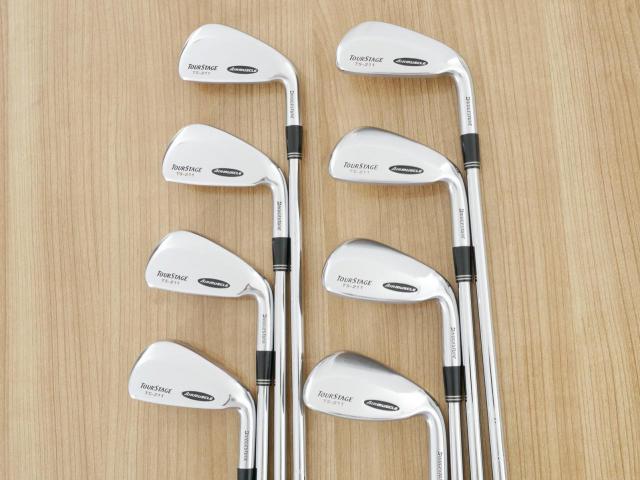 Iron set : Tourstage : ชุดเหล็ก Tourstage TS-211 Airmuscle มีเหล็ก 3-Pw (8 ชิ้น) ก้านเหล็ก NS Pro 950 Flex 