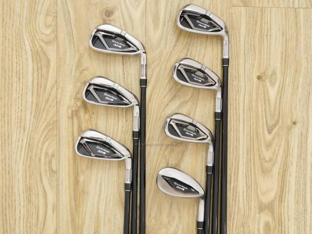 Iron set : Taylormade : ชุดเหล็ก Taylormade M4 (รุ่นปี 2018 Japan Spec) มีเหล็ก 5-Pw,Sw (7 ชิ้น) ก้านกราไฟต์ Mitsubishi FUBUKI TM6 Flex R
