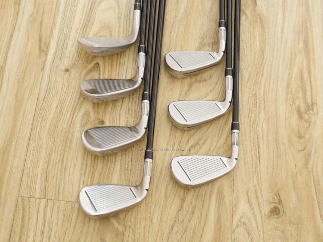 Iron set : Taylormade : ชุดเหล็ก Taylormade M4 (รุ่นปี 2018 Japan Spec) มีเหล็ก 5-Pw,Sw (7 ชิ้น) ก้านกราไฟต์ Mitsubishi FUBUKI TM6 Flex R