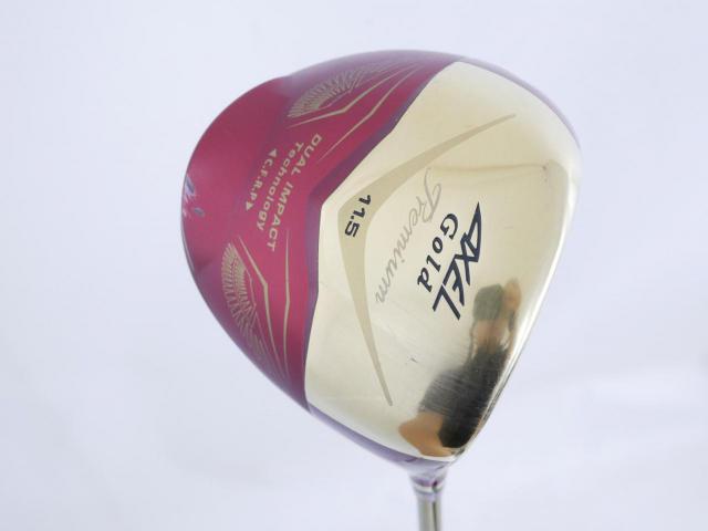 Driver : Tsuruya : ไดรเวอร์ Tsuruya AXEL Gold Premium IV (รุ่นปี 2021 ตัวท๊อป หน้าเด้งสุดๆ COR 0.87 ของใหม่ 4 หมื่น) Loft 11.5 Flex R