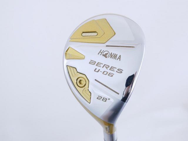 Fairway Wood : Honma : **ก้าน 4 ดาว** ไม้กระเทย Honma Beres U-06 (ออกปี 2018) Loft 28 ก้าน ARMRQ X (47) Flex R (4 ดาว)