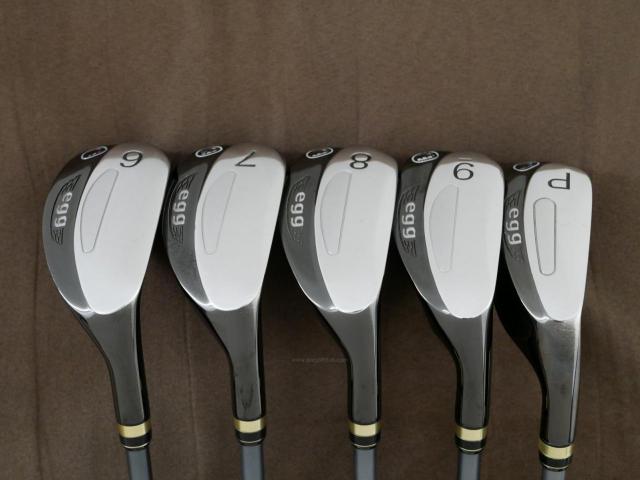 Iron set : PRGR : ชุดเหล็กกระเทย PRGR Egg II (ตีง่ายและไกลมาก)  มีเหล็ก 6-Pw (5 ชิ้น) ก้านกราไฟต์ Flex SR (M-40)