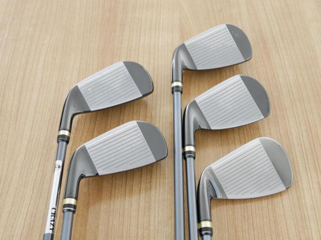 Iron set : PRGR : ชุดเหล็กกระเทย PRGR Egg II (ตีง่ายและไกลมาก)  มีเหล็ก 6-Pw (5 ชิ้น) ก้านกราไฟต์ Flex SR (M-40)