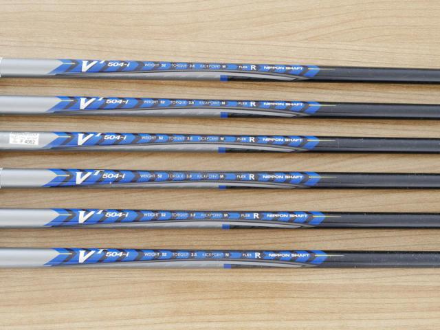 Iron set : Other Brand : ชุดเหล็ก Tobunda VT Ti-Face มีเหล็ก 6-Pw,Sw (6 ชิ้น) ก้านกราไฟต์ Flex R