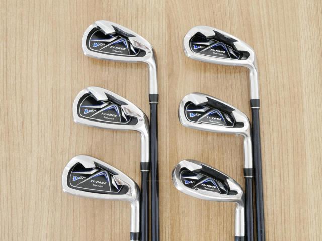 Iron set : Other Brand : ชุดเหล็ก Tobunda VT Ti-Face มีเหล็ก 6-Pw,Sw (6 ชิ้น) ก้านกราไฟต์ Flex R
