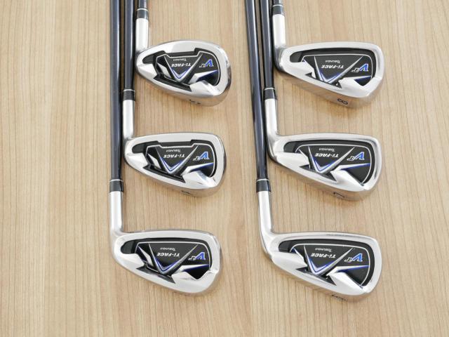 Iron set : Other Brand : ชุดเหล็ก Tobunda VT Ti-Face มีเหล็ก 6-Pw,Sw (6 ชิ้น) ก้านกราไฟต์ Flex R