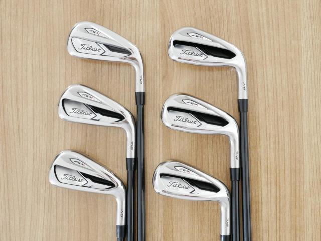Iron set : Titleist : ชุดเหล็ก Titleist AP1 718 (ออกปี 2018) มีเหล็ก 5-Pw (6 ชิ้น) ก้านกราไฟต์ Fujikura MCI 60 Flex S