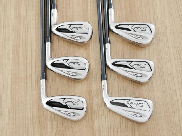 Iron set : Titleist : ชุดเหล็ก Titleist AP1 718 (ออกปี 2018) มีเหล็ก 5-Pw (6 ชิ้น) ก้านกราไฟต์ Fujikura MCI 60 Flex S