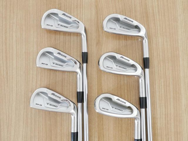 Iron set : Mizuno : ชุดเหล็ก Mizuno T-Zoid MX-15 มีเหล็ก 5-Pw (6 ชิ้น) ก้านเหล็ก NS Pro 950 Flex S