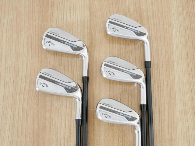 Iron set : Callaway : ชุดเหล็ก Callaway Paradym Ai Smoke (ออกปี 2024 ตีง่ายมาก ไกล Japan Spec.) มีเหล็ก 6-Pw (5 ชิ้น) ก้านกราไฟต์ Mitsubishi TENSEI 50 Flex R