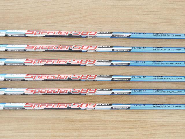 Iron set : Katana : ชุดเหล็ก Katana Sword Izu Max SX (หน้าเด้ง) มีเหล็ก 6-Pw,Sw (6 ชิ้น) ก้านกราไฟต์ Speeder 589 FLex R