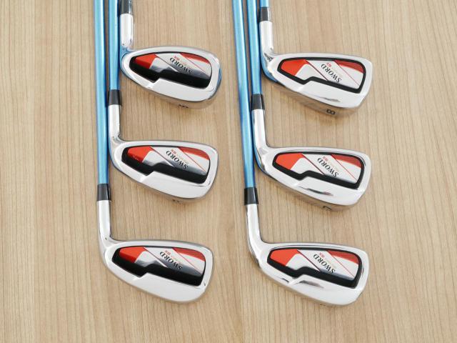 Iron set : Katana : ชุดเหล็ก Katana Sword Izu Max SX (หน้าเด้ง) มีเหล็ก 6-Pw,Sw (6 ชิ้น) ก้านกราไฟต์ Speeder 589 FLex R