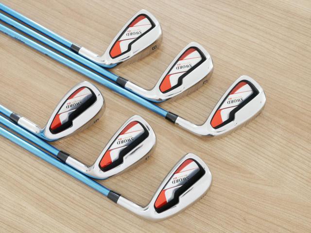 Iron set : Katana : ชุดเหล็ก Katana Sword Izu Max SX (หน้าเด้ง) มีเหล็ก 6-Pw,Sw (6 ชิ้น) ก้านกราไฟต์ Speeder 589 FLex R