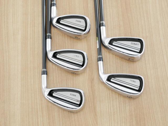 Iron set : Tourstage : ชุดเหล็ก Tourstage PHYZ III (ปี 2017 ซีรี่ย์ท๊อป ใบใหญ่ ตีง่าย ไกล) มีเหล็ก 6-Pw (5 ชิ้น) ก้านกราไฟต์ Flex R