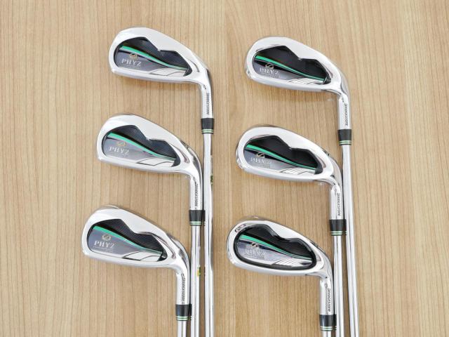 Iron set : Tourstage : ชุดเหล็ก Tourstage PHYZ (ซีรี่ย์ท๊อป ใบใหญ่ ตีง่าย ไกล) มีเหล็ก 5-Pw (6 ชิ้น) ก้านเหล็ก NS Pro 800 Flex R