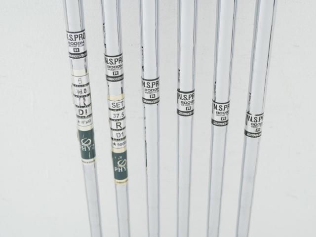 Iron set : Tourstage : ชุดเหล็ก Tourstage PHYZ (ซีรี่ย์ท๊อป ใบใหญ่ ตีง่าย ไกล) มีเหล็ก 5-Pw (6 ชิ้น) ก้านเหล็ก NS Pro 800 Flex R