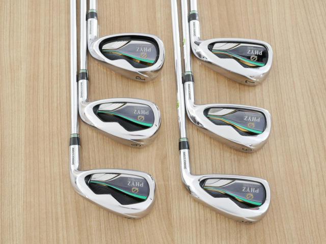 Iron set : Tourstage : ชุดเหล็ก Tourstage PHYZ (ซีรี่ย์ท๊อป ใบใหญ่ ตีง่าย ไกล) มีเหล็ก 5-Pw (6 ชิ้น) ก้านเหล็ก NS Pro 800 Flex R