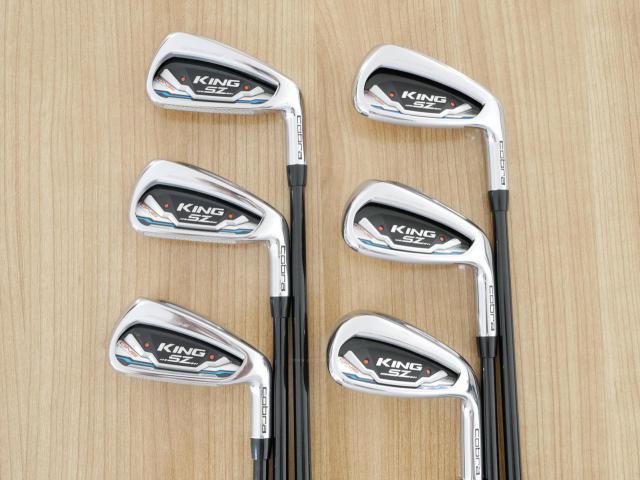 Iron set : Other Brand : ชุดเหล็ก Cobra Speedzone SZ (ใบใหญ่ ตีง่าย) มีเหล็ก 5-Pw (6 ชิ้น) ก้านกราไฟต์ Fujikura Speeder Evolution Flex S
