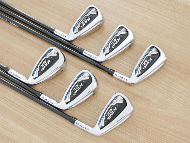 Iron set : Other Brand : ชุดเหล็ก Cobra Speedzone SZ (ใบใหญ่ ตีง่าย) มีเหล็ก 5-Pw (6 ชิ้น) ก้านกราไฟต์ Fujikura Speeder Evolution Flex S