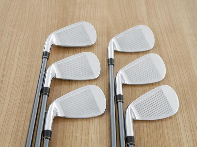 Iron set : Yonex : ชุดเหล็ก Yonex Royal E-Zone (รุ่นปี 2020 หน้าเด้งสุดๆ ตีไกลสุดๆ) มีเหล็ก 6-Pw,Aw (6 ชิ้น เหล็ก 6 ระยะเท่าเบอร์ 5 รุ่นอื่น) ก้านกราไฟต์ Flex SR