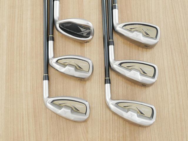 Iron set : Tsuruya : ชุดเหล็ก Tsuruya AXEL XP MM (หน้าเด้ง เบา อ่อน เหมาะกับซีเนียร์) มีเหล็ก 7-Pw,Aw,Sw (6 ชิ้น) ก้านกราไฟต์ Flex R
