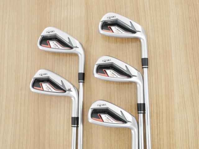 Iron set : Honma : ชุดเหล็ก Honma Tour World GS (ออกปี 2021 ใบใหญ่ ตีง่าย ไกล) มีเหล็ก 6-10 (5 ชิ้น) ก้านเหล็ก NS Pro 950 NEO Flex S