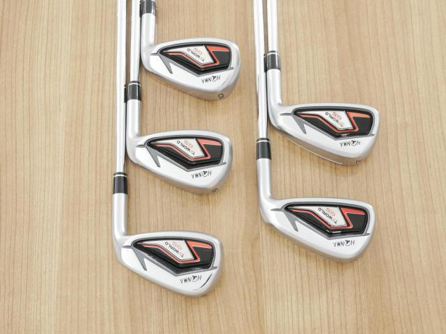 Iron set : Honma : ชุดเหล็ก Honma Tour World GS (ออกปี 2021 ใบใหญ่ ตีง่าย ไกล) มีเหล็ก 6-10 (5 ชิ้น) ก้านเหล็ก NS Pro 950 NEO Flex S