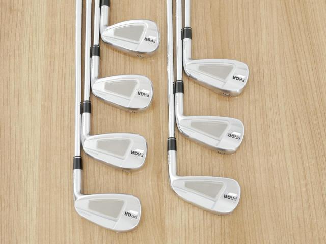 Iron set : PRGR : ชุดเหล็ก PRGR 01 Forged (Titanium Core ปี 2021) มีเหล็ก 4-Pw (7 ชิ้น) ก้านเหล็ก NS Pro Modus 105 Flex S