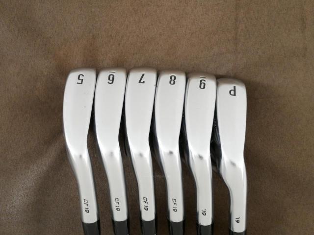 Iron set : Callaway : ชุดเหล็ก Callaway APEX Forged (ออกปี 2019) มีเหล็ก 5-Pw (6 ชิ้น) ก้านเหล็ก NS Pro ZELOS 8 Flex S