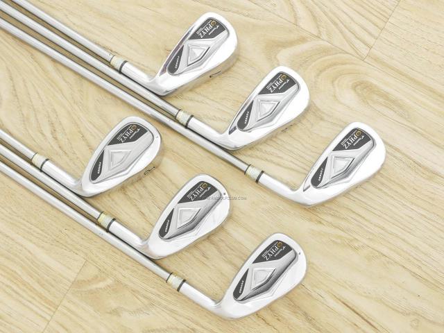 Iron set : Tourstage : ชุดเหล็ก Tourstage PHYZ Forged (ซีรี่ย์ท๊อป นุ่มไกล) มีเหล็ก 5-Pw (6 ชิ้น) ก้านกราไฟต์ FSP Winbird BIG TRAJECTORY CD50 Flex R