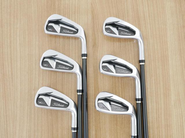 Iron set : Titleist : ชุดเหล็ก Titleist VG3 Forged (Japan Spec.) มีเหล็ก 5-Pw (6 ชิ้น) ก้านกราไฟต์ Fujikura MOTORE 6.0i Flex S
