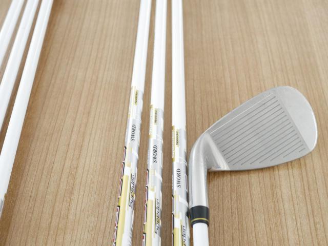 Iron set : Katana : ชุดเหล็ก Katana Sword IZU Max G (ตีง่าย หน้าเด้ง) มีเหล็ก 6-Pw,Aw,Sw (7 ชิ้น) ก้านกราไฟต์ Fujikura Speeder 589 Flex R