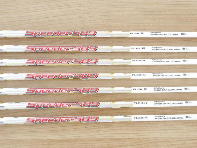 Iron set : Katana : ชุดเหล็ก Katana Sword IZU Max G (ตีง่าย หน้าเด้ง) มีเหล็ก 6-Pw,Aw,Sw (7 ชิ้น) ก้านกราไฟต์ Fujikura Speeder 589 Flex R