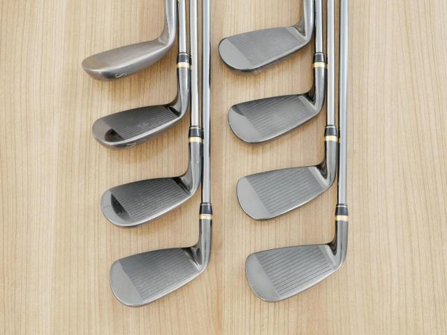 Iron set : Tourstage : ชุดเหล็ก Tourstage EXE Super Premium (ตัวท้อปสุด หน้าเด้ง) มีเหล็ก 5-Pw,Aw,Sw (8 ชิ้น) ก้านกราไฟต์ Flex R