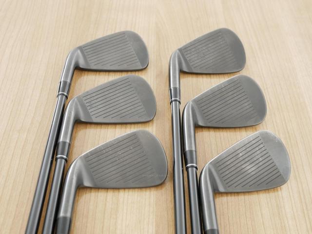 Iron set : Callaway : ชุดเหล็ก Callaway Apex Ti Fusion Black (รุ่นท็อปสุด แพงที่สุด ปี 2025 ของใหม่ 8 หมื่นบาท) มีเหล็ก 6-Pw,Aw (6 ชิ้น) ก้านกราไฟต์ UST Mamiya ATTAS FF 85 Flex S