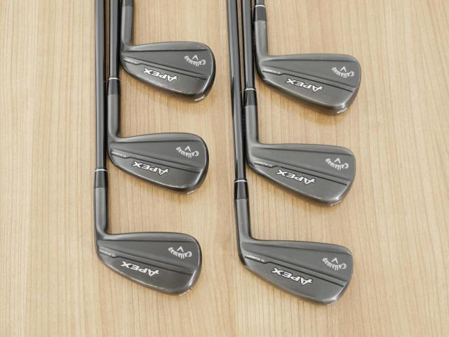 Iron set : Callaway : ชุดเหล็ก Callaway Apex Ti Fusion Black (รุ่นท็อปสุด แพงที่สุด ปี 2025 ของใหม่ 8 หมื่นบาท) มีเหล็ก 6-Pw,Aw (6 ชิ้น) ก้านกราไฟต์ UST Mamiya ATTAS FF 85 Flex S