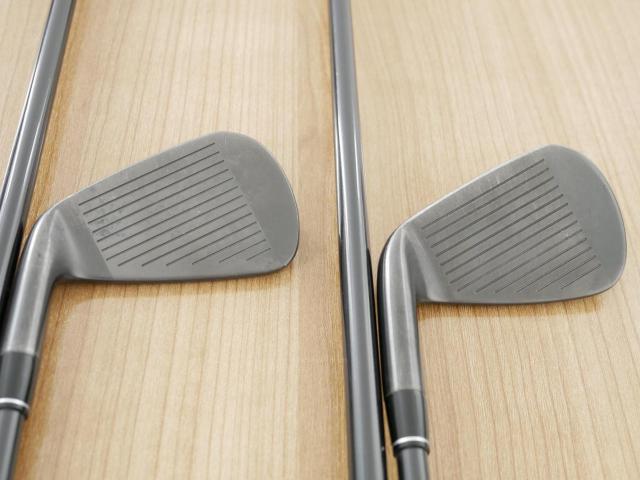 Iron set : Callaway : ชุดเหล็ก Callaway Apex Ti Fusion Black (รุ่นท็อปสุด แพงที่สุด ปี 2025 ของใหม่ 8 หมื่นบาท) มีเหล็ก 6-Pw,Aw (6 ชิ้น) ก้านกราไฟต์ UST Mamiya ATTAS FF 85 Flex S