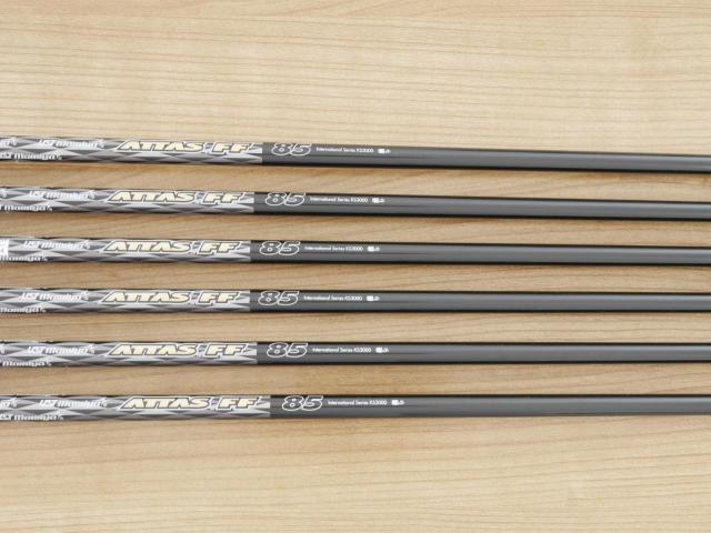 Iron set : Callaway : ชุดเหล็ก Callaway Apex Ti Fusion Black (รุ่นท็อปสุด แพงที่สุด ปี 2025 ของใหม่ 8 หมื่นบาท) มีเหล็ก 6-Pw,Aw (6 ชิ้น) ก้านกราไฟต์ UST Mamiya ATTAS FF 85 Flex S