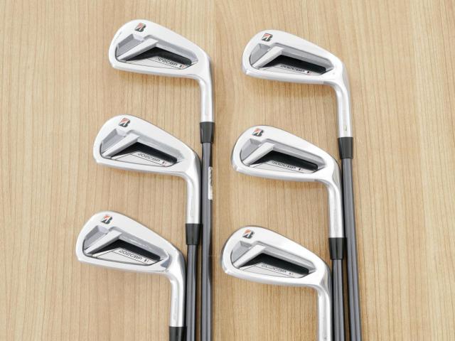 Iron set : Bridgestone : ชุดเหล็ก Bridgestone Tour B 202CBP Forged (ปี 2021) มีเหล็ก 5-Pw (6 ชิ้น) ก้านกราไฟต์ Mitsubishi Diamana Thump iB70 Flex S