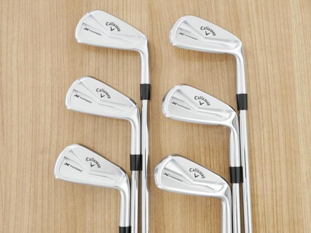 Iron set : Callaway : ชุดเหล็ก Callaway X Forged (ออกปี 2024 นุ่ม แน่น หล่อมาก) มีเหล็ก 5-Pw (6 ชิ้น) ก้านเหล็ก NS Pro Modus 105 Flex S