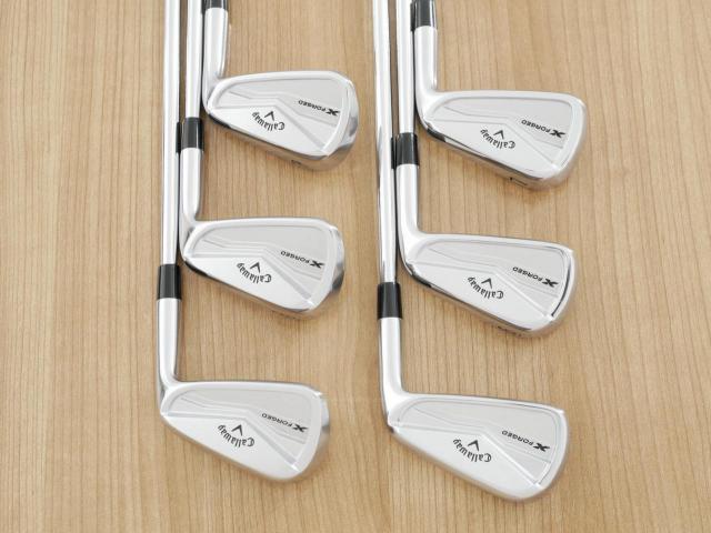 Iron set : Callaway : ชุดเหล็ก Callaway X Forged (ออกปี 2024 นุ่ม แน่น หล่อมาก) มีเหล็ก 5-Pw (6 ชิ้น) ก้านเหล็ก NS Pro Modus 105 Flex S